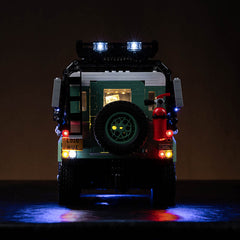 LED-Beleuchtungsset für LEGO® Icons Land Rover Classic Defender 90 10317 Fernbedienungs-Version