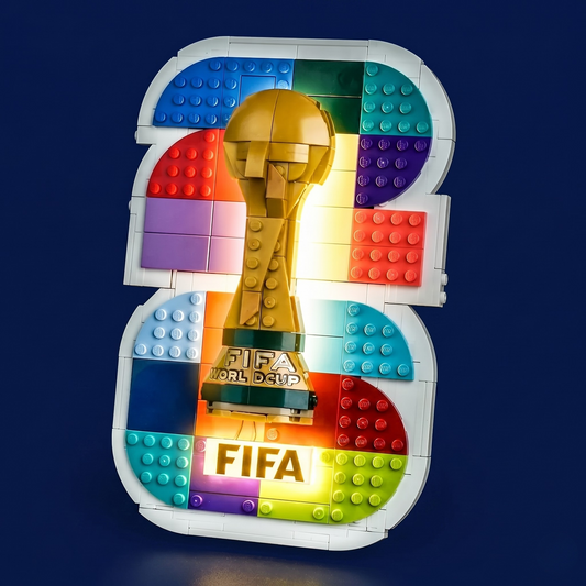 LED-Beleuchtungsset für LEGO® Editions FIFA World Cup 2026™ Offizielles Emblem – 43032 (Glanz-Edition)