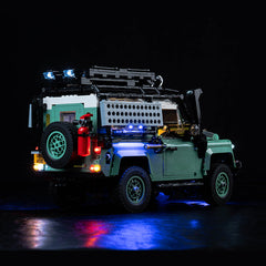 LED-Beleuchtungsset für LEGO® Icons Land Rover Classic Defender 90 10317 Fernbedienungs-Version