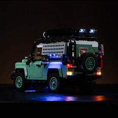 LED-Beleuchtungsset für LEGO® Icons Land Rover Classic Defender 90 10317 Fernbedienungs-Version