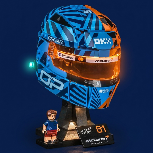 LED-Beleuchtungsset für LEGO® Icons McLaren Mastercard F1® Team Oscar Piastri Helm 43017