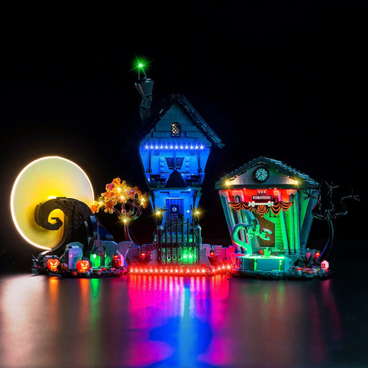 LED-Beleuchtungsset für LEGO® Nightmare Before Christmas – Plus-Version (21351)