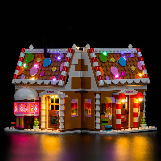 LED-beleuchtungsset für LEGO® Festive Gingerbread House 40809