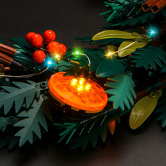 LED-beleuchtungsset für LEGO® Icons Wreath 10340