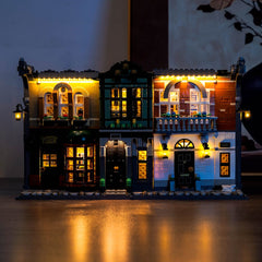 LED-beleuchtungsset für LEGO® Icons Sherlock Holmes: Book Nook 10351 Warmlicht-Version