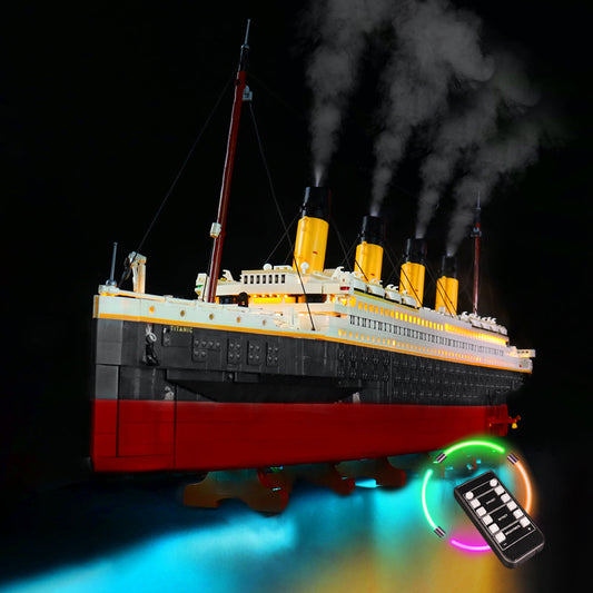 LED-beleuchtungsset für LEGO® Titanic 10294 – Fernbedienungs-Version