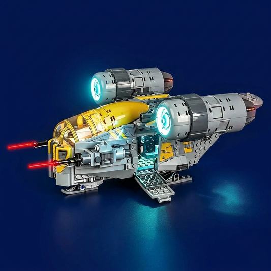 LED-belysningssæt til LEGO® Star Wars™ The Razor Crest™ – 75447 (varmlys-version)