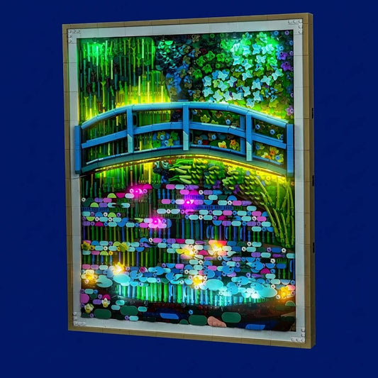 Set de Iluminación LED para LEGO® Art Claude Monet – El Estanque de los Lirios (31220) Versión con Control Remoto