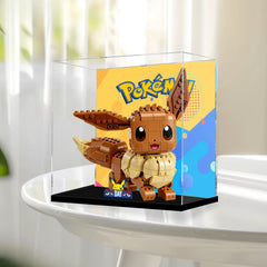Staubdichte HD-Acryl-Vitrine mit UV-Schutz für LEGO Pokémon 72151 Evoli