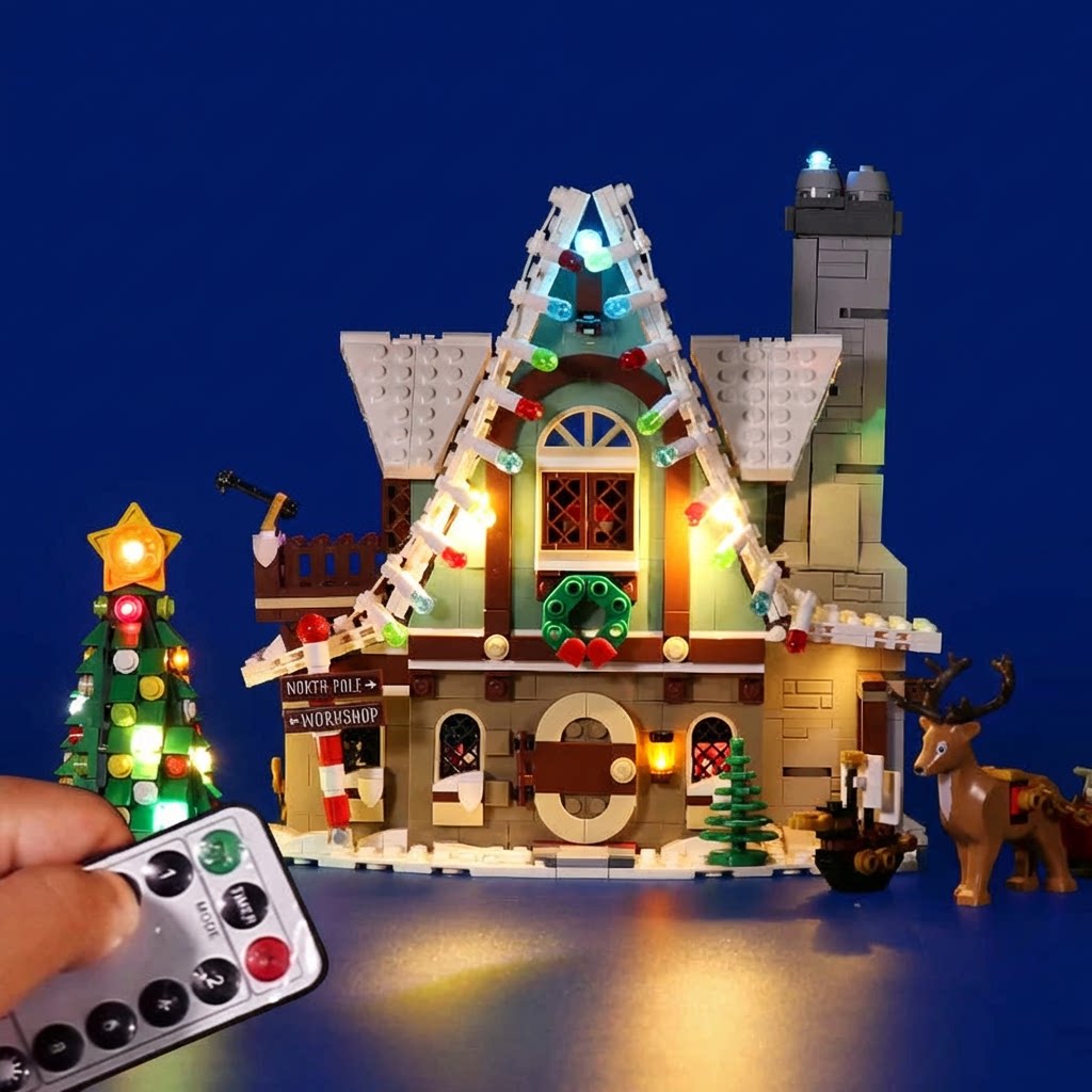 LED-belysningssæt til LEGO® Elfen-Klubhus 10275 fjernbetjeningsversion