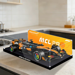 Staubdichte HD-Acryl-Vitrine mit UV-Schutz für LEGO Technic 42228 McLaren Formula 1 Race Car MCL39