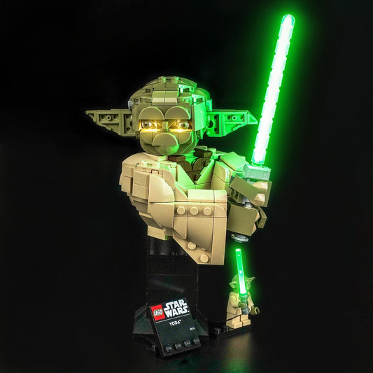 LED-belysningssæt til LEGO® Star Wars™ Yoda™ – 75438 (varmlys-version)