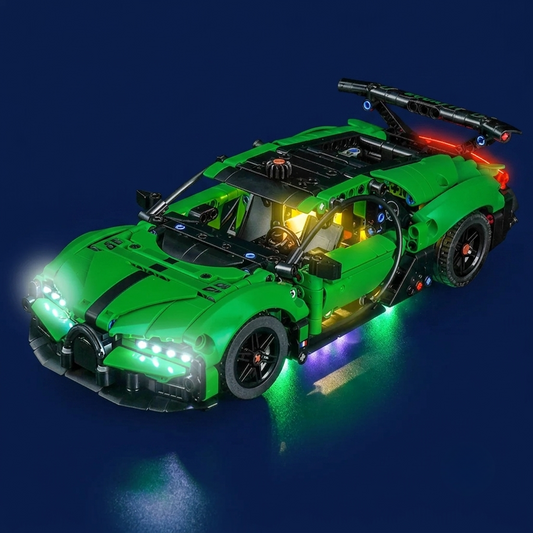 LED-Beleuchtungsset für LEGO® Technic Green Bugatti Chiron Pur Sport Hypercar 42241
