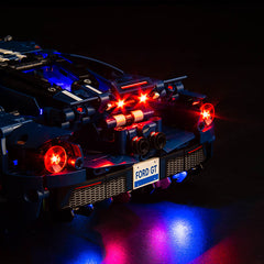 LED-beleuchtungsset für LEGO® Technic 2022 Ford GT 42154 Fernbedienungs-Version