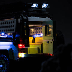LED-Beleuchtungsset für LEGO® Icons Land Rover Classic Defender 90 10317 Fernbedienungs-Version