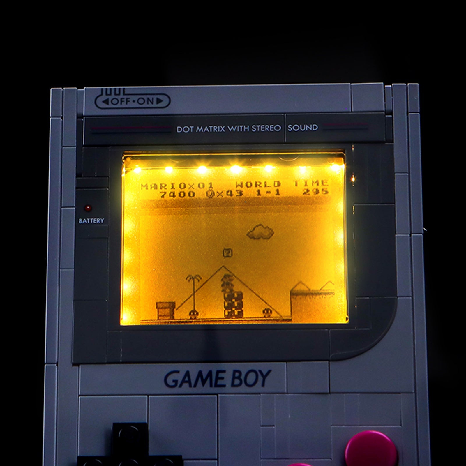 LED-beleuchtungsset für LEGO® Super Mario Game Boy™ 72046