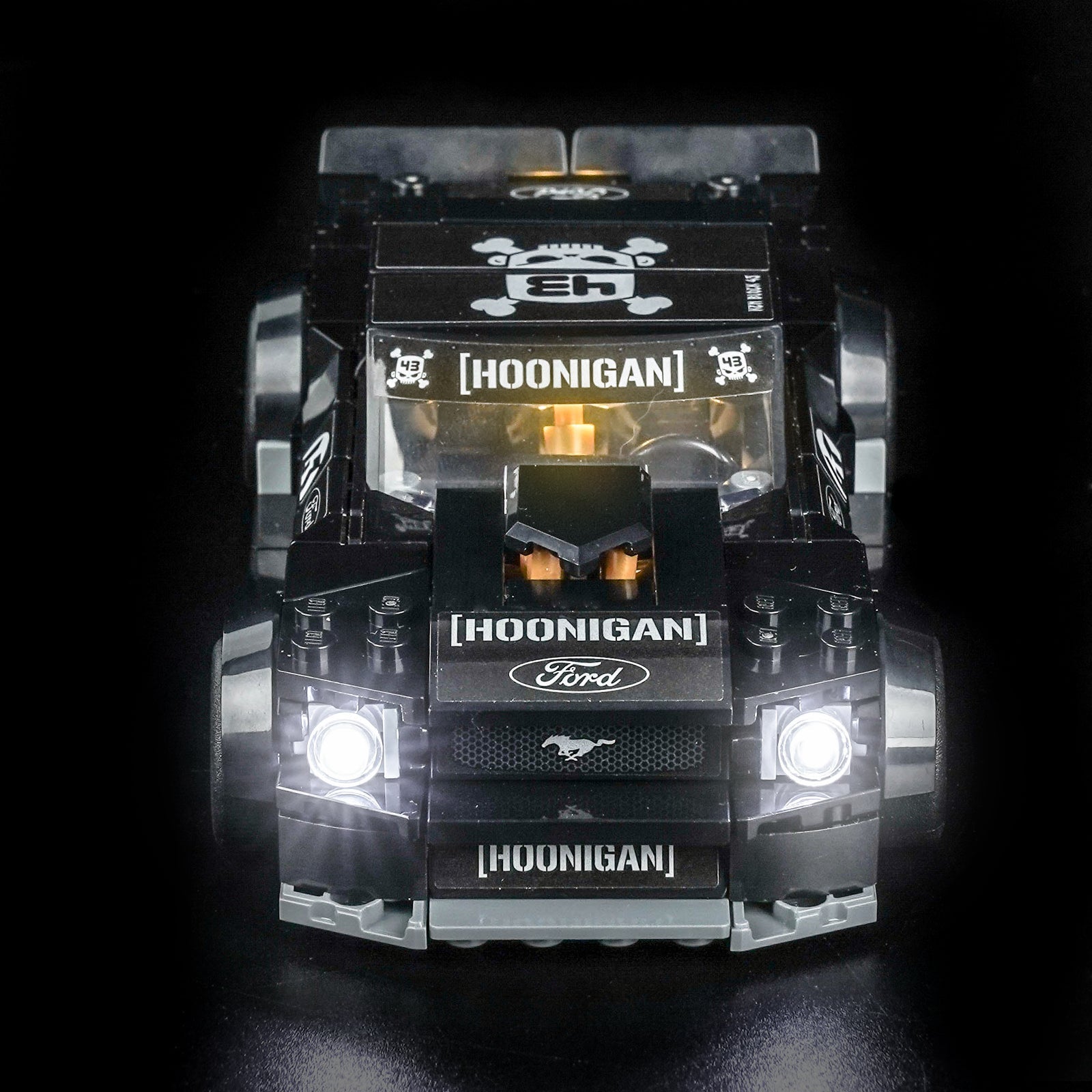 Bricklightlab LED-Beleuchtungsset für LEGO® Speed Champions Ken Block's '65 Ford Mustang Hoonicorn V1 (77262)