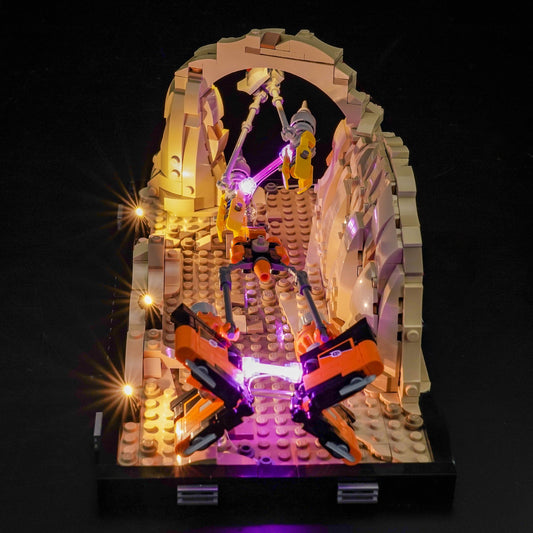 LED-beleuchtungsset für LEGO® Mos Espa Podrace Diorama 75380