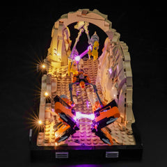 LED-beleuchtungsset für LEGO® Mos Espa Podrace Diorama 75380