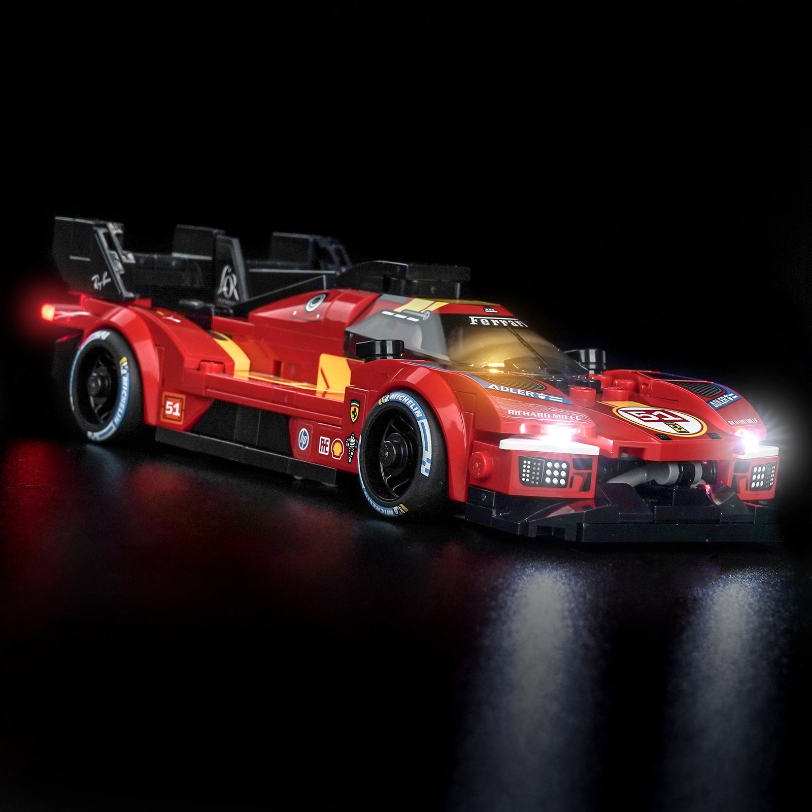 LED-Beleuchtungsset für LEGO® Speed Champions Ferrari 499P 77261 (Elite Edition)