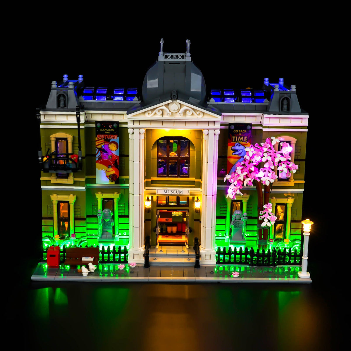 LED-Beleuchtungsset für LEGO® Icons Naturhistorisches Museum 10326 Fernbedienungs-Version