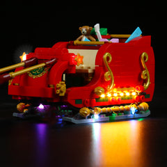 LED-beleuchtungsset für LEGO® Santa's Sleigh 40499