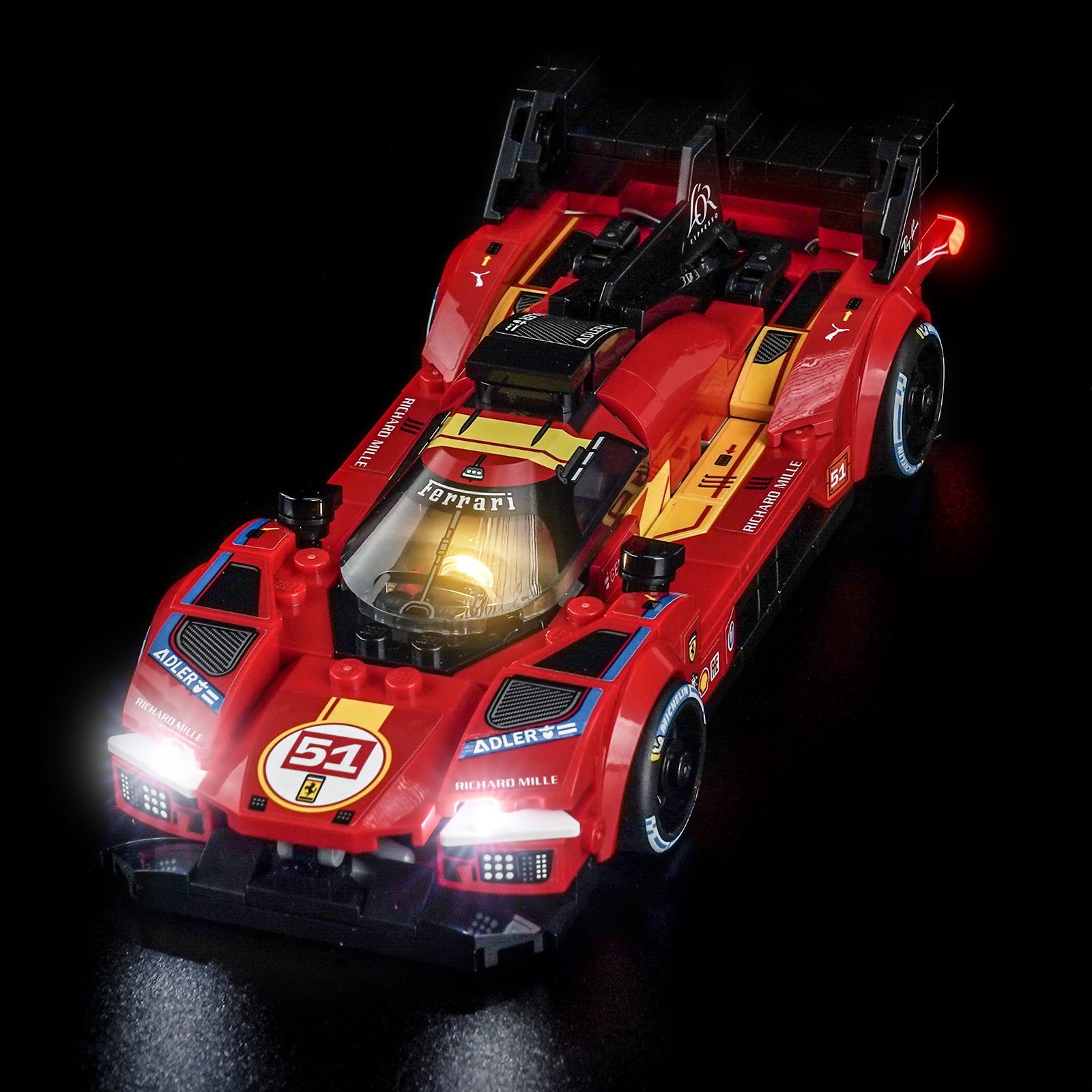 LED-Beleuchtungsset für LEGO® Speed Champions Ferrari 499P 77261 (Elite Edition)