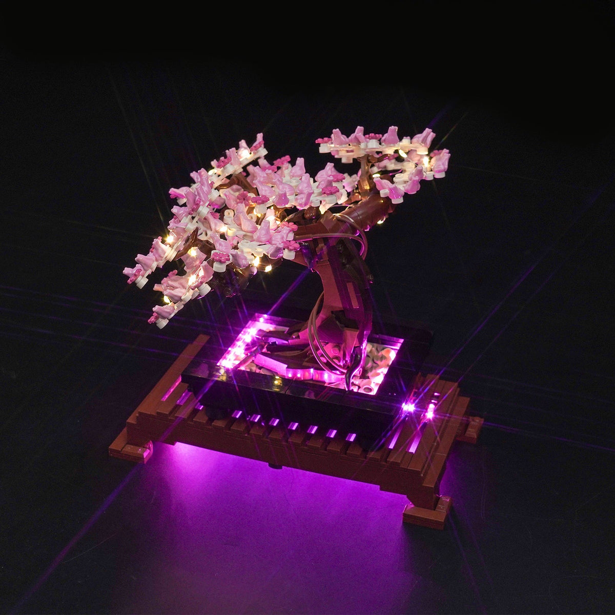 LED-beleuchtungsset für LEGO® Bonsai Tree 10281 Pinke Version