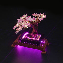 LED-beleuchtungsset für LEGO® Bonsai Tree 10281 Pinke Version