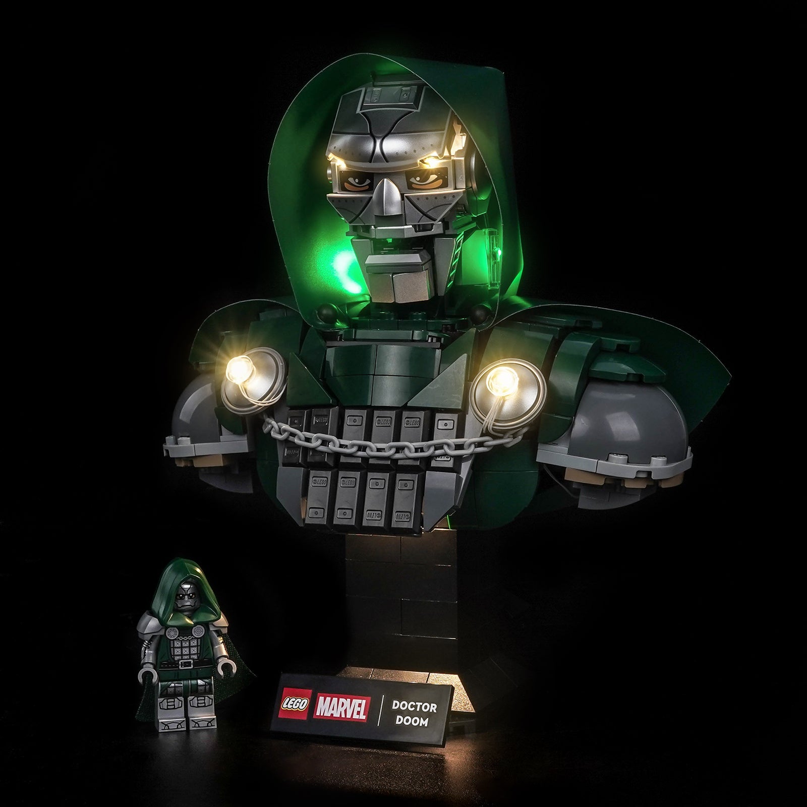 Bricklightlab Light Kit for LEGO Marvel Doctor Doom Bust 76345