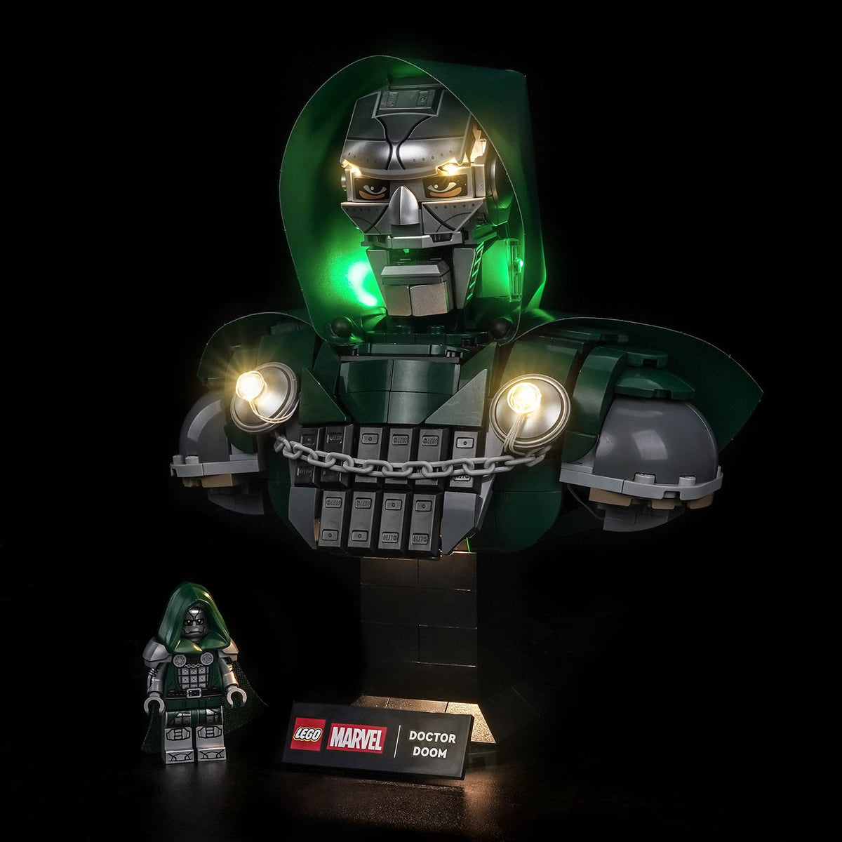 Bricklightlab Light Kit for LEGO Marvel Doctor Doom Bust 76345