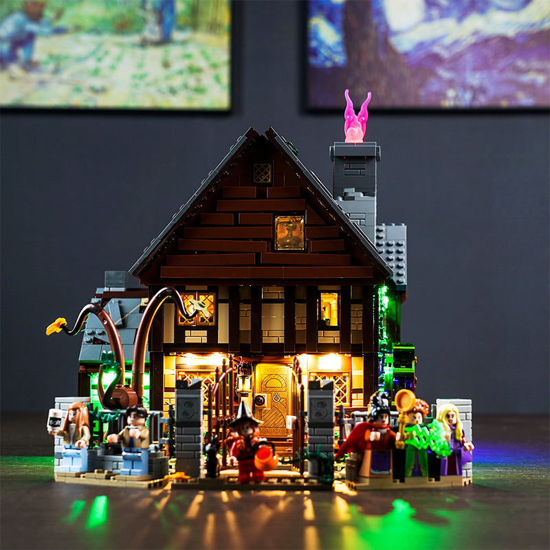 LED-beleuchtungsset für LEGO® Disney Hocus Pocus: The Sanderson Sisters' Cottage 21341