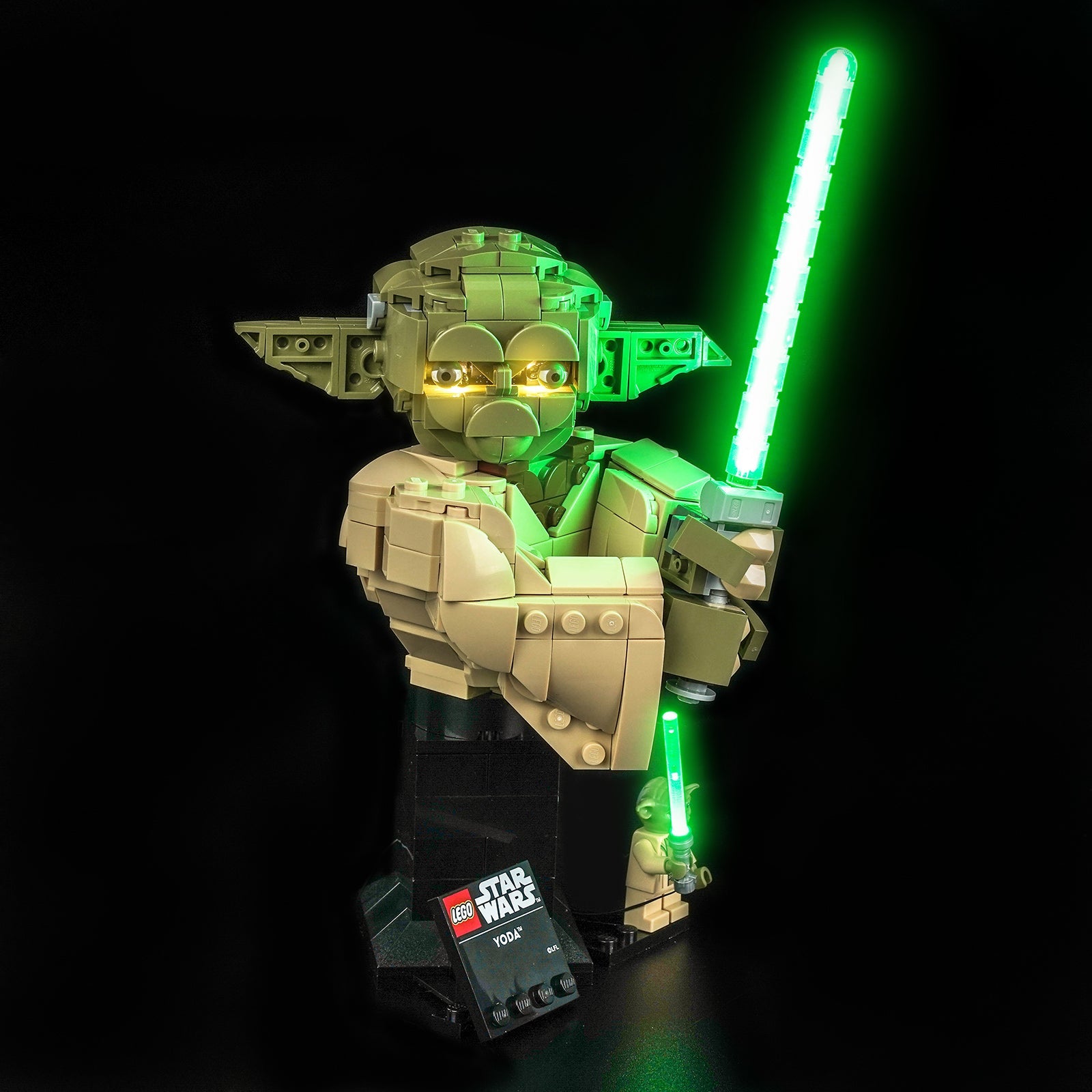 LED-belysningssæt til LEGO® Star Wars™ Yoda™ – 75438 (varmlys-version)