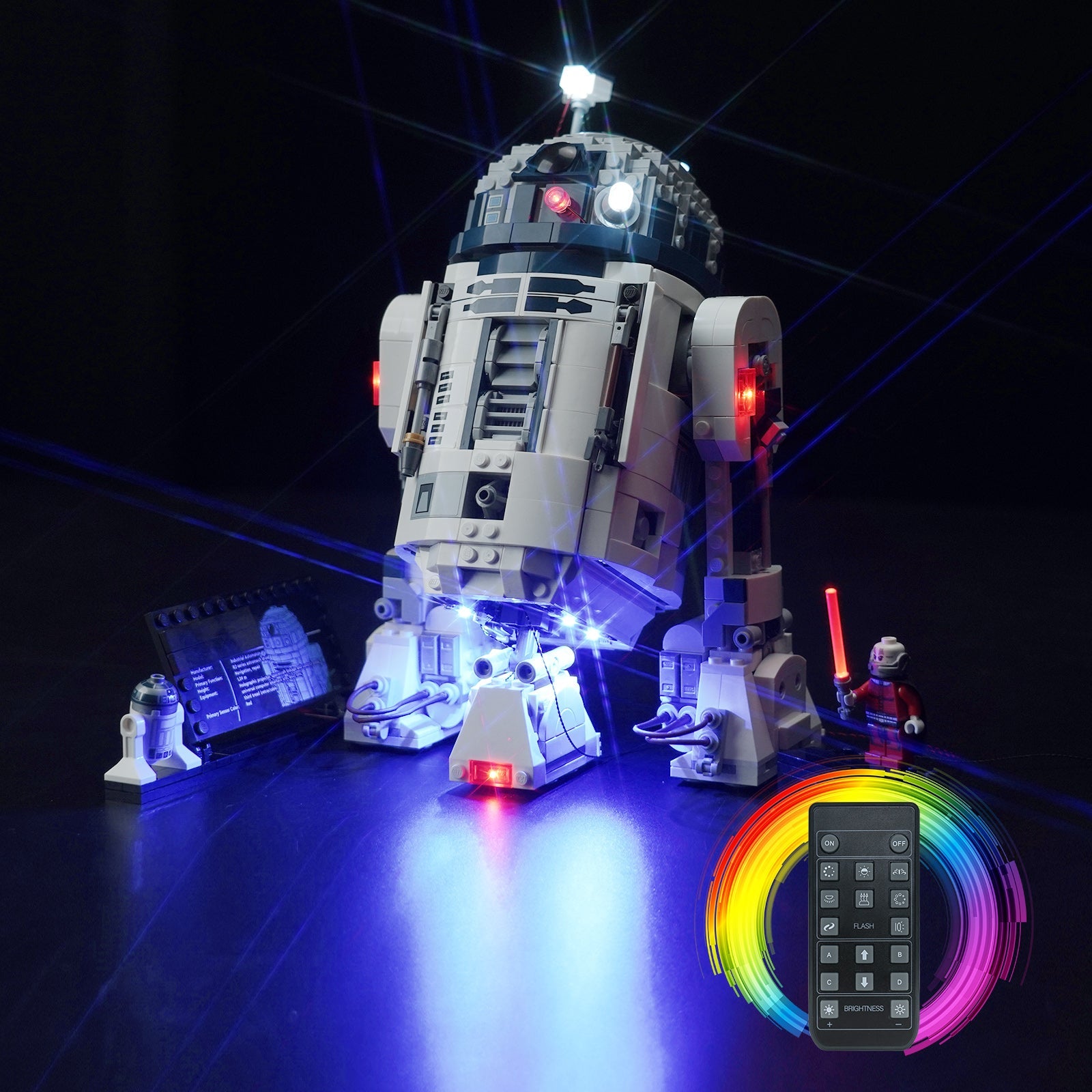 LED-beleuchtungsset für LEGO® Star Wars R2-D2 75379