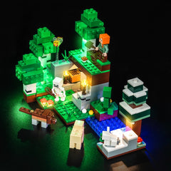 LED-Beleuchtungsset für LEGO® Minecraft Das erste Nacht-Abenteuer 21593 (Elite Edition)