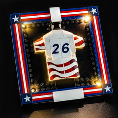 LED-belysningssæt til LEGO® Editions 2026 U.S. Soccer landsholdstrøje – 43033 (glans-udgave)