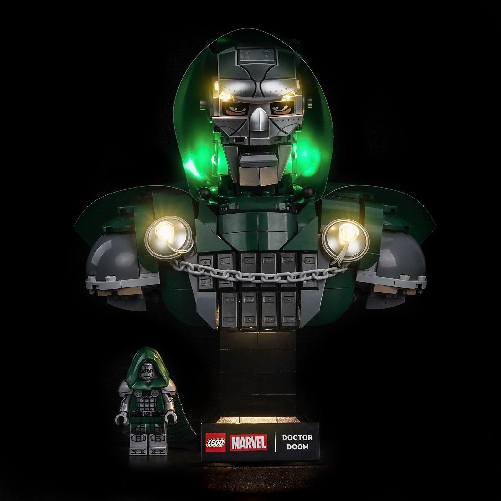 Bricklightlab Light Kit for LEGO Marvel Doctor Doom Bust 76345