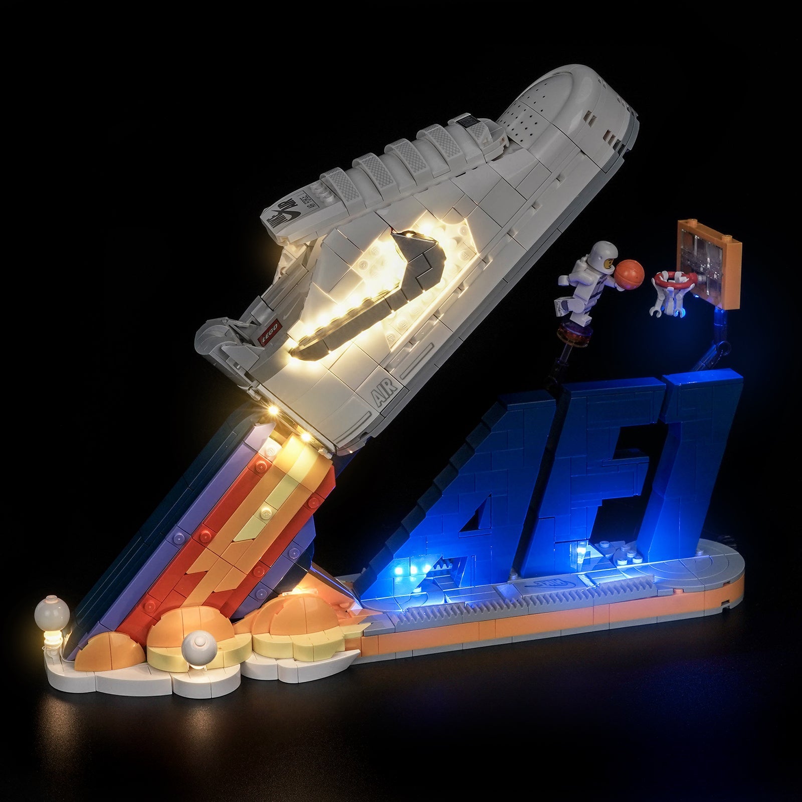 Bricklightlab LED-Beleuchtungsset für LEGO Nike Air Force 1 x LEGO Set 43026
