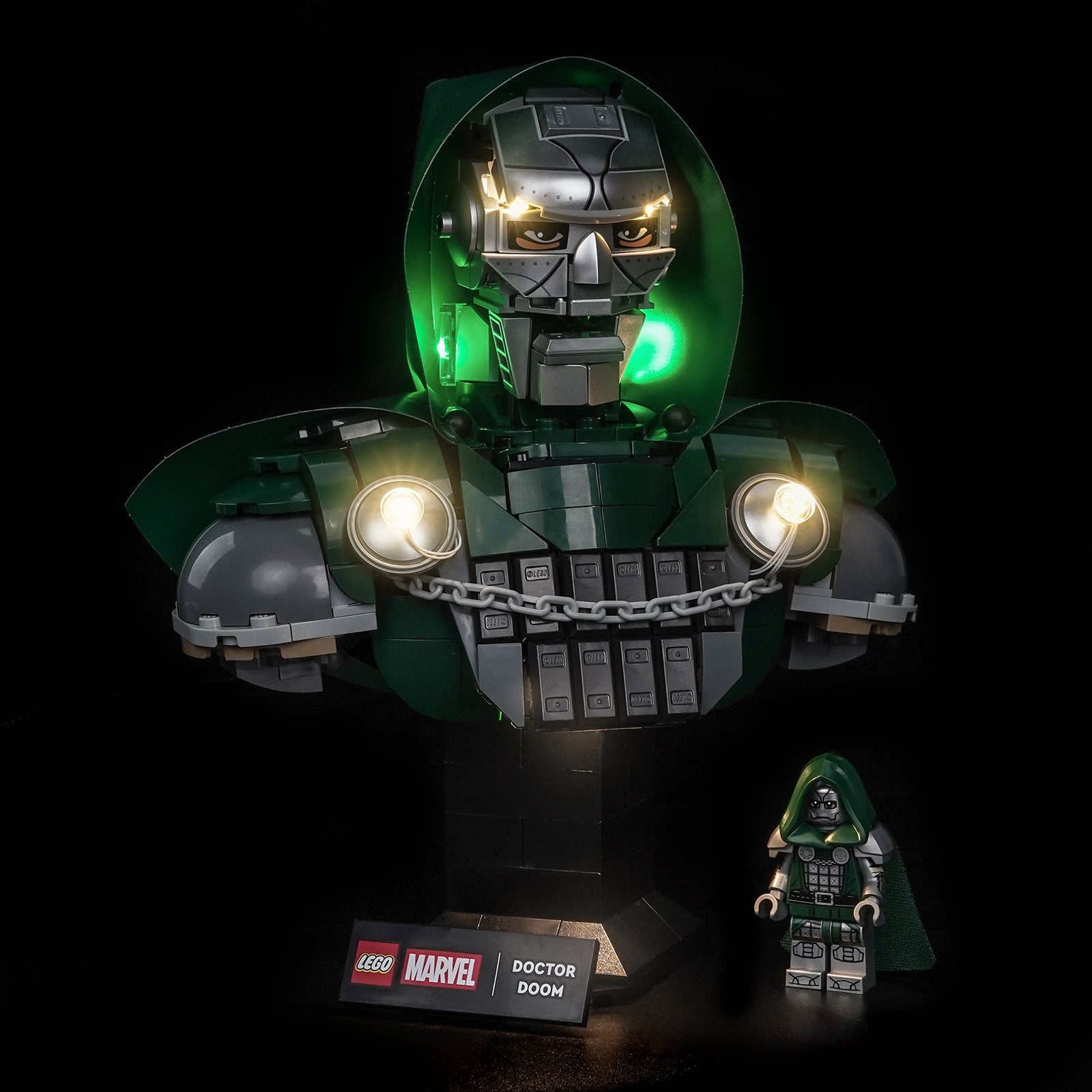 Bricklightlab Light Kit for LEGO Marvel Doctor Doom Bust 76345