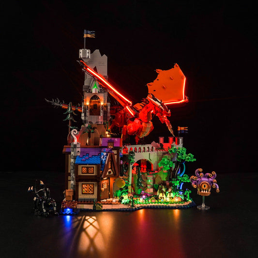 LED-beleuchtungsset für LEGO® Dungeons & Dragons: Red Dragon's Tale 21348