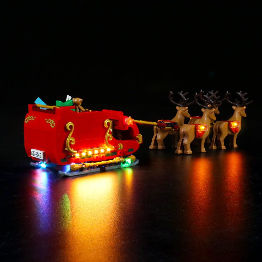 LED-beleuchtungsset für LEGO® Santa's Sleigh 40499