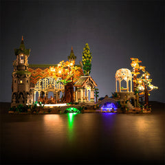 LED-beleuchtungsset für LEGO® The Lord Of The Rings: Rivendell 10316 Warmlicht-Version