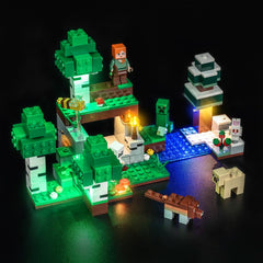 LED-Beleuchtungsset für LEGO® Minecraft Das erste Nacht-Abenteuer 21593 (Elite Edition)
