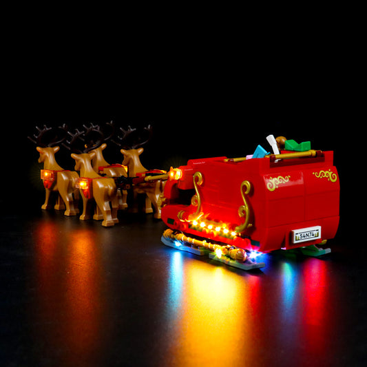 LED-beleuchtungsset für LEGO® Santa's Sleigh 40499