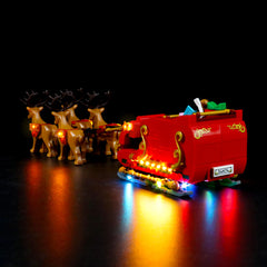 LED-beleuchtungsset für LEGO® Santa's Sleigh 40499