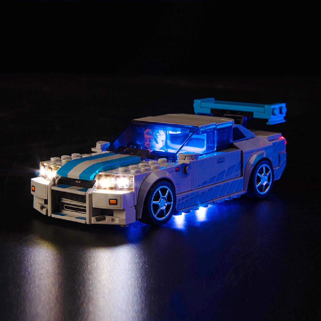 LED-beleuchtungsset für LEGO® 2 Fast 2 Furious Nissan Skyline GT-R (R34) 76917