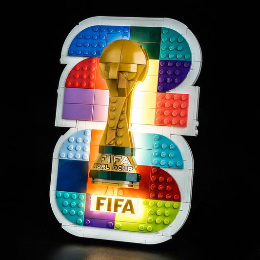 Kit de iluminación LED para el Emblema Oficial de la FIFA World Cup 2026™ LEGO® Editions – 43032 (Edición Brillo)