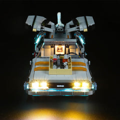LED-beleuchtungsset für LEGO® Icons Back to the Future Time Machine 10300