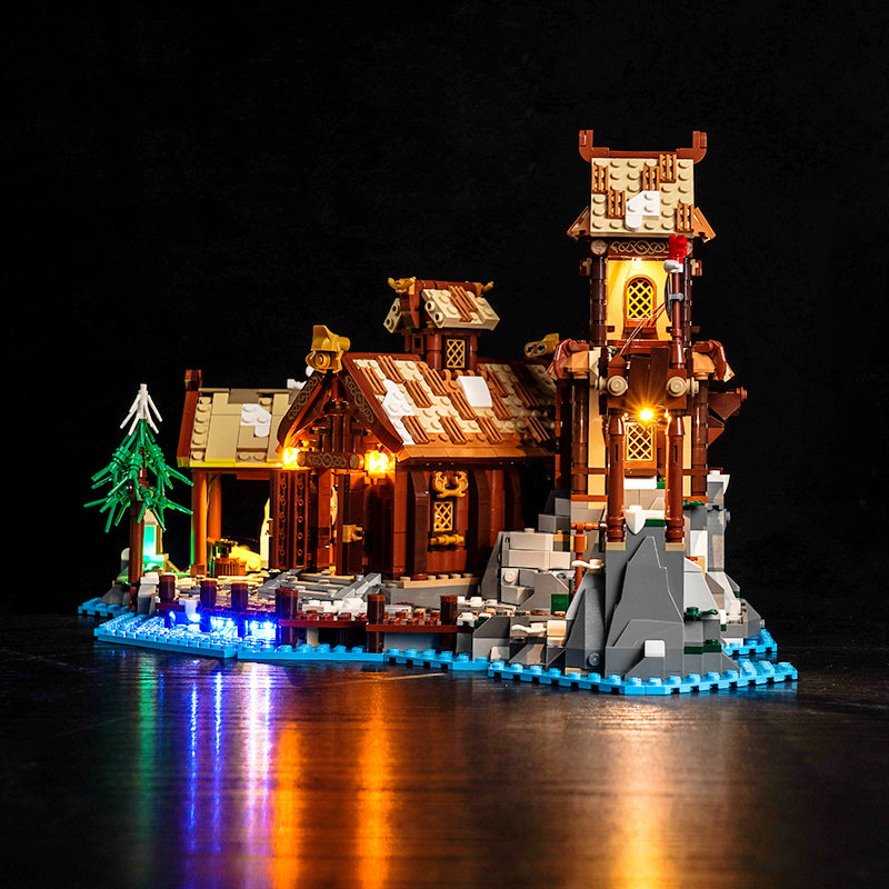 LED-beleuchtungsset für LEGO® Viking Village 21343