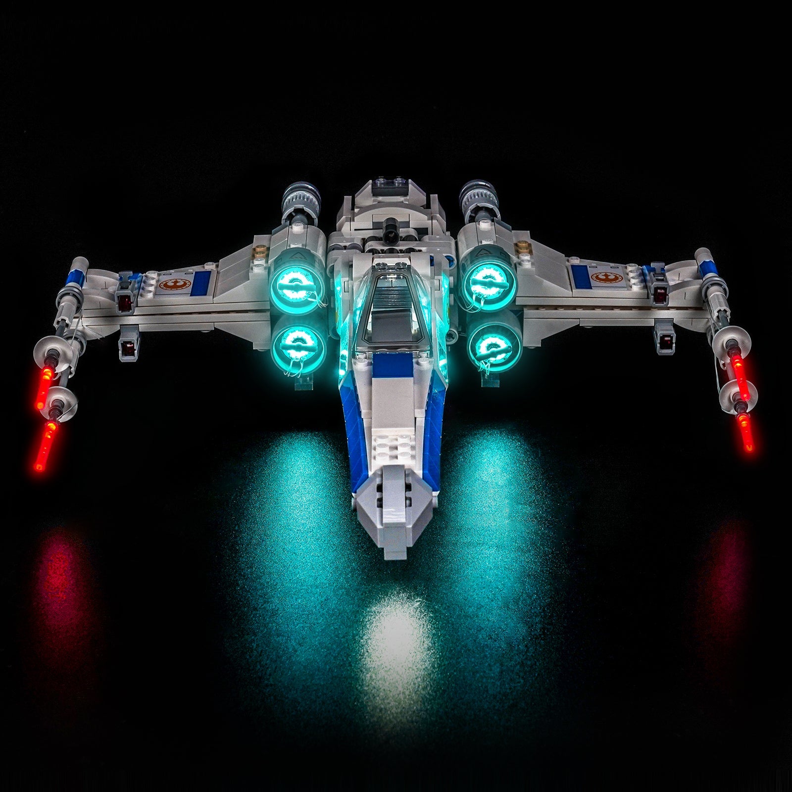 LED-Beleuchtungsset für LEGO® Star Wars New Republic X-Wing Starfighter™ – 75460 Fernbedienungs-Version